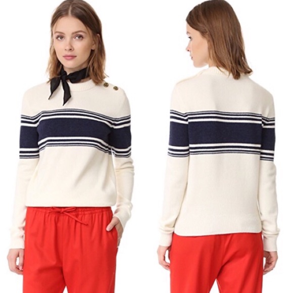 tory burch striped sweater